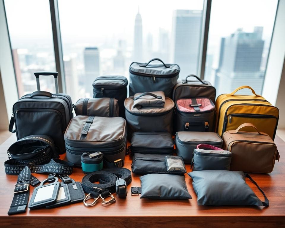 reisaccessoires voor ronde koffers