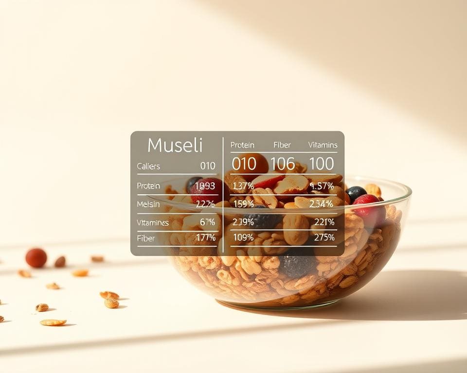 voedingswaarden van muesli