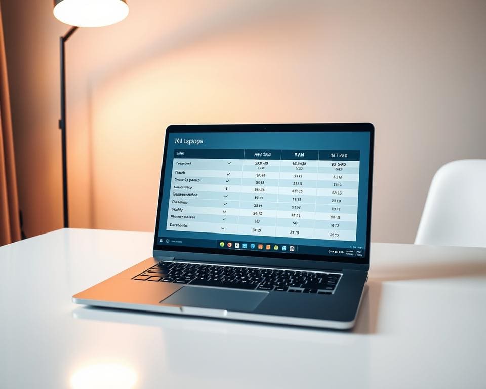 De juiste specificaties voor laptops
