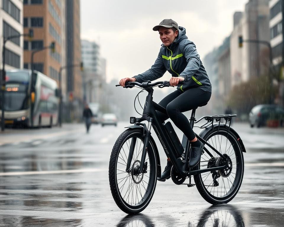 Is je elektrische fiets bestand tegen regen?