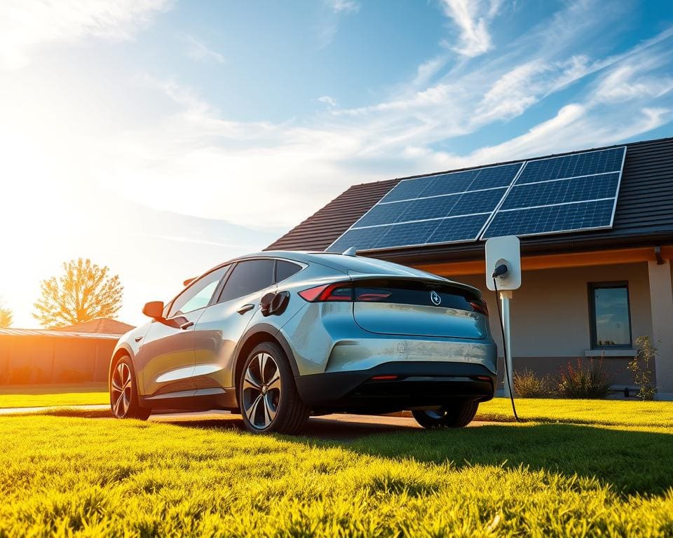 Kun je een elektrische auto met zonne-energie laden?