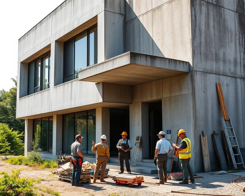 Wat vraagt restauratie van betonnen erfgoed uit 1950?