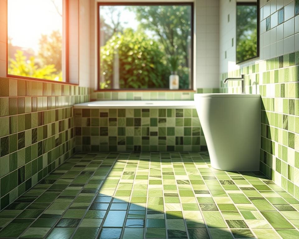 Wat zijn groene keuzes voor badkamertegels?