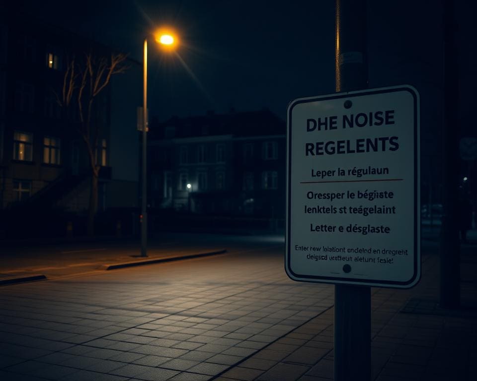 geluidsoverlast regels België