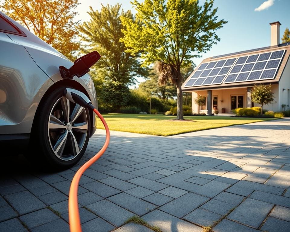 laadtijd van elektrische auto met zonnepanelen