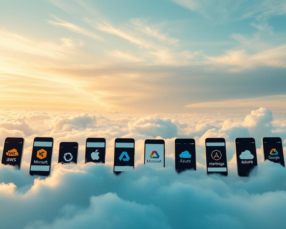 top cloud providers mobiele apps