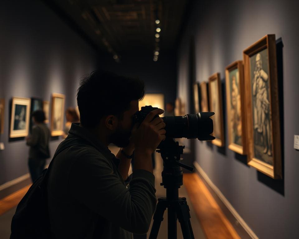 Hoe fotografeer je kunst zonder reflecties?