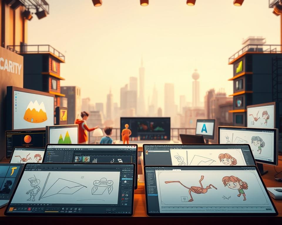 Populaire animatie software voor tekeningen animeren