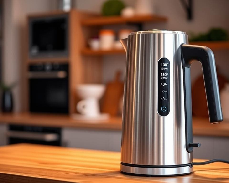 Wat doet een slimme waterkoker met temperatuurkeuze?