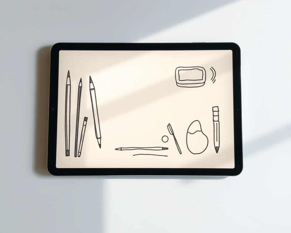 Welke app helpt bij het tekenen van handen?