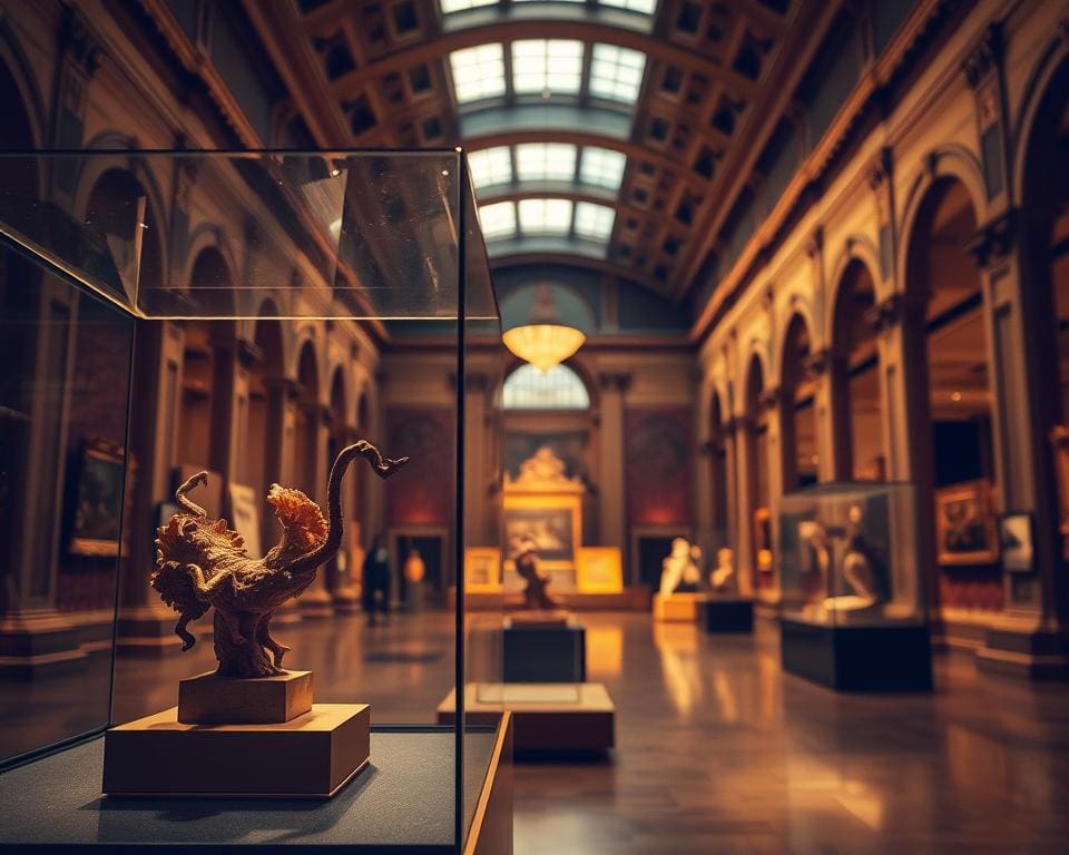 Welke lens is ideaal voor kunstobjecten in musea?