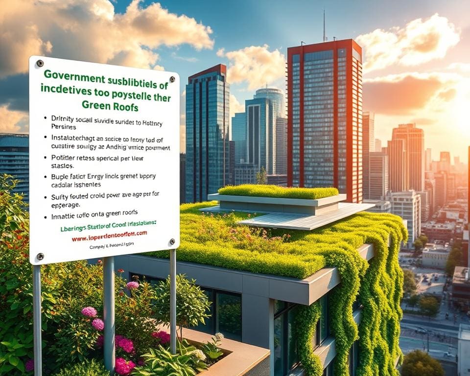 Welke subsidies zijn er voor groene daken?