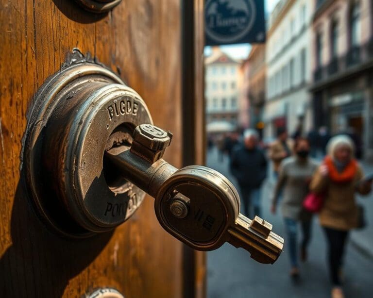 Wie bel je bij een afgebroken sleutel in het slot?