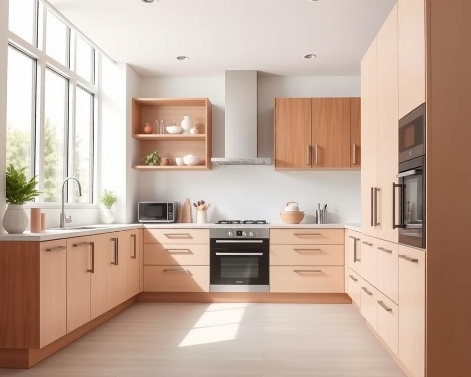 Een keuken met slimme en praktische indeling