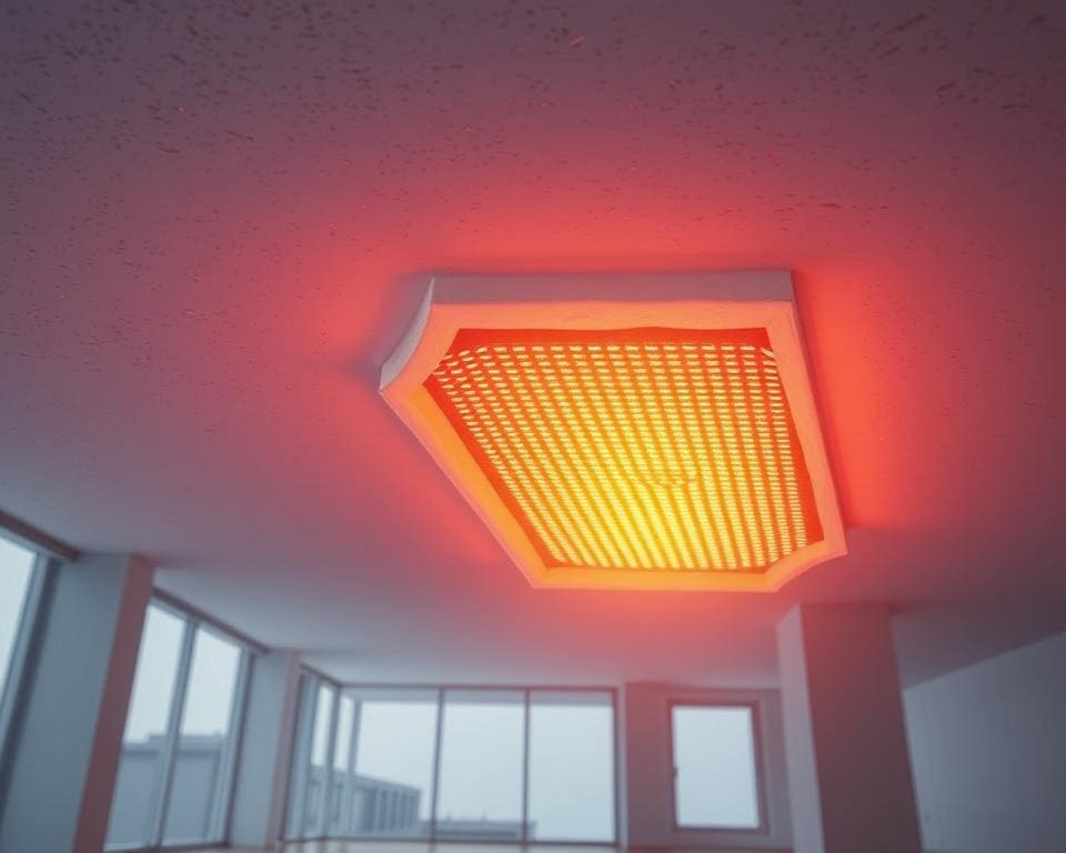 Hoe werkt infraroodverwarming in je plafond?