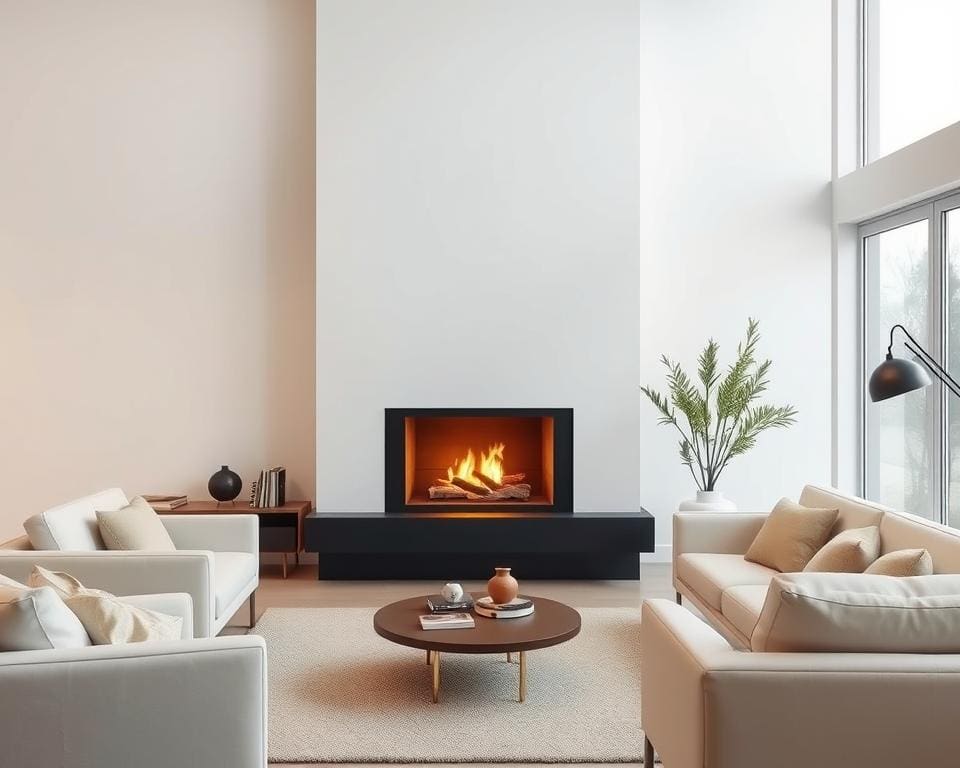 Integratie open haard in interieur