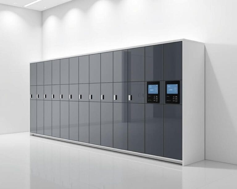 Slimme lockers voor pakketuitgifte