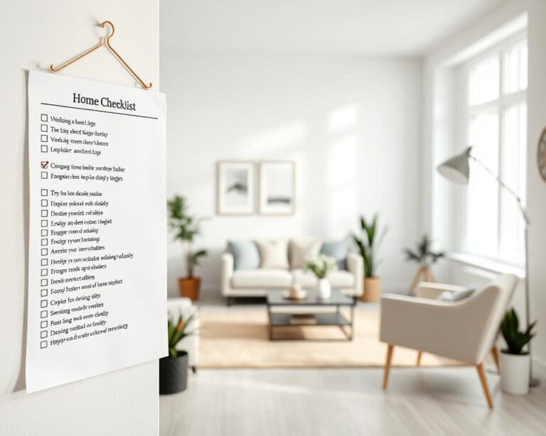 Praktische checklist voor het inrichten van je nieuwe woning