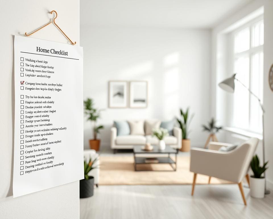 Praktische checklist voor het inrichten van je nieuwe woning