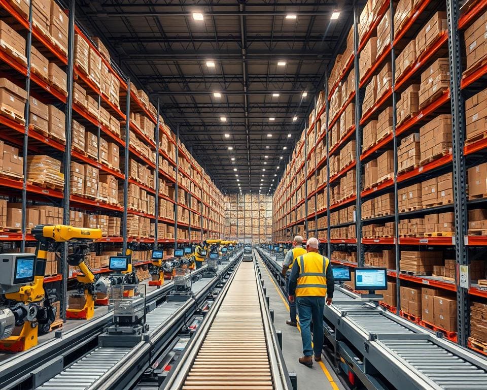 Werken in de logistiek met efficiëntie als doel