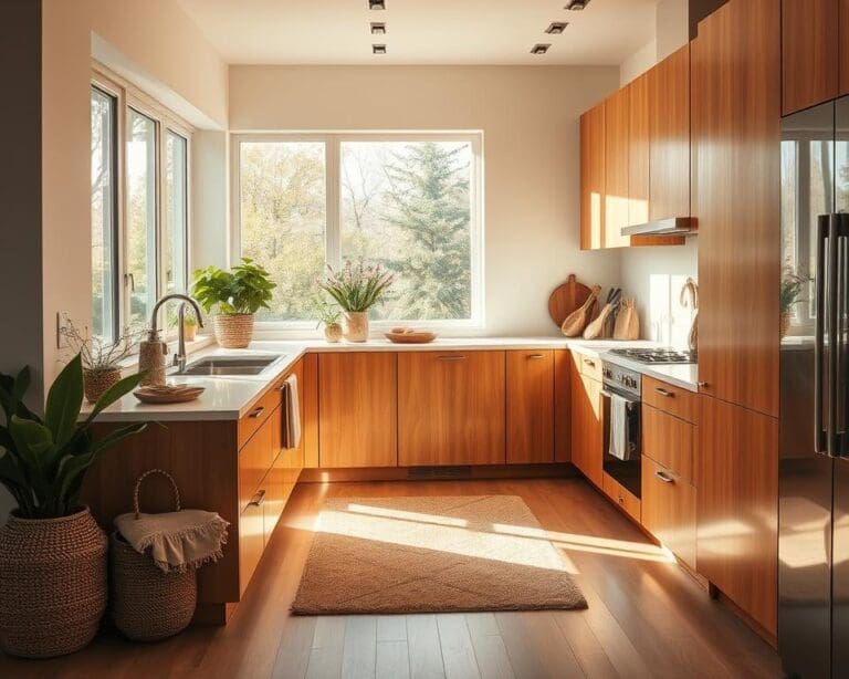 Hoe geef je een moderne keuken een warme, huiselijke uitstraling?