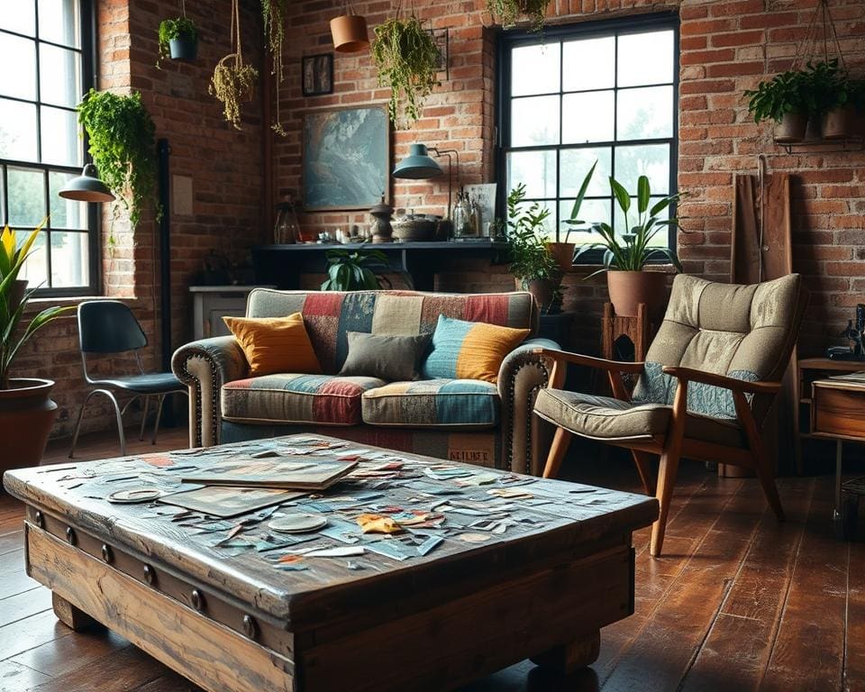 Hoe geef je je interieur karakter met hergebruikte materialen?