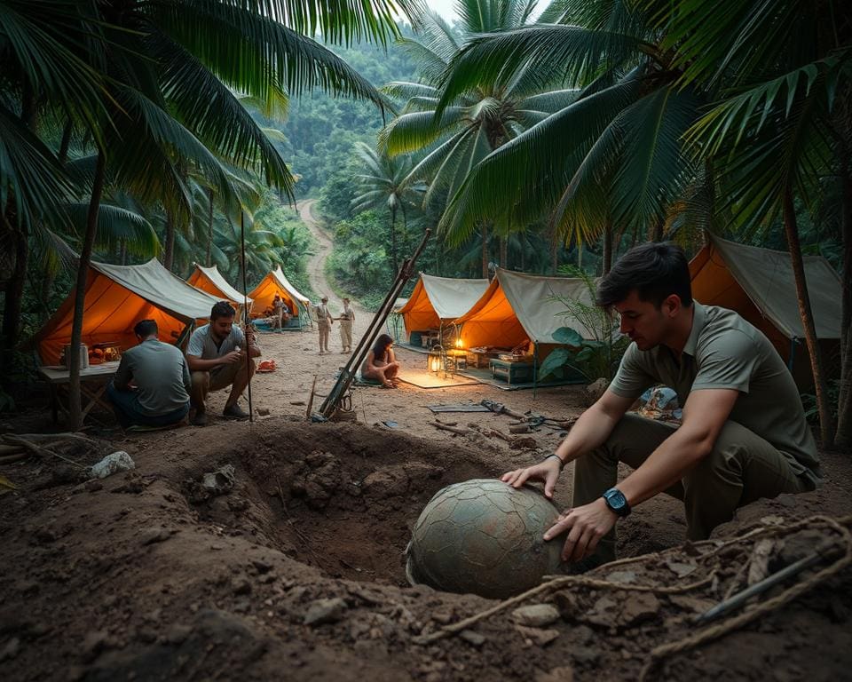 Wat doet een archeoloog op een expeditie?