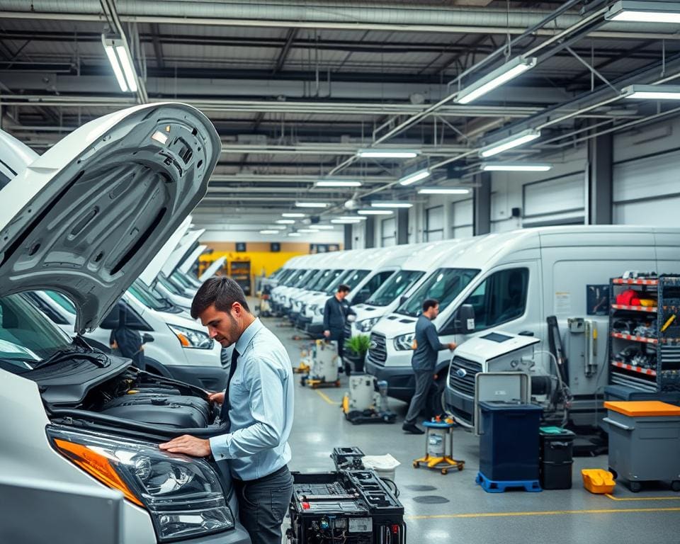 Hoe helpt een autoservice bij onderhoud van bedrijfswagens?