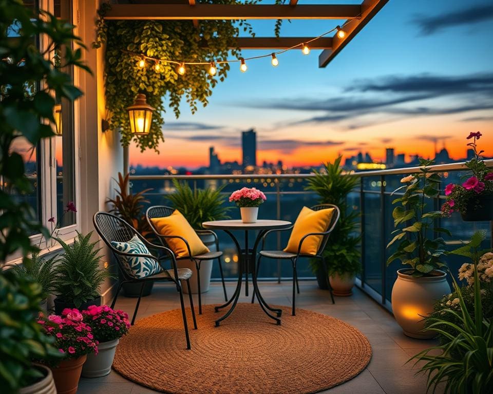 Hoe richt je een balkon gezellig in?