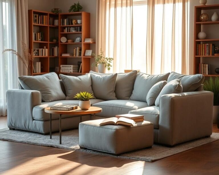 Waarom voelt een grote hoekfauteuil zo comfortabel?