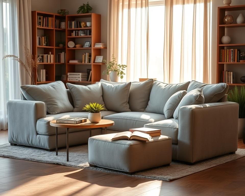 Waarom voelt een grote hoekfauteuil zo comfortabel?