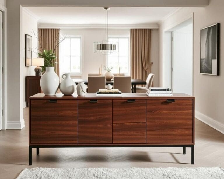 Waarom werkt een dressoir als perfecte opberger?