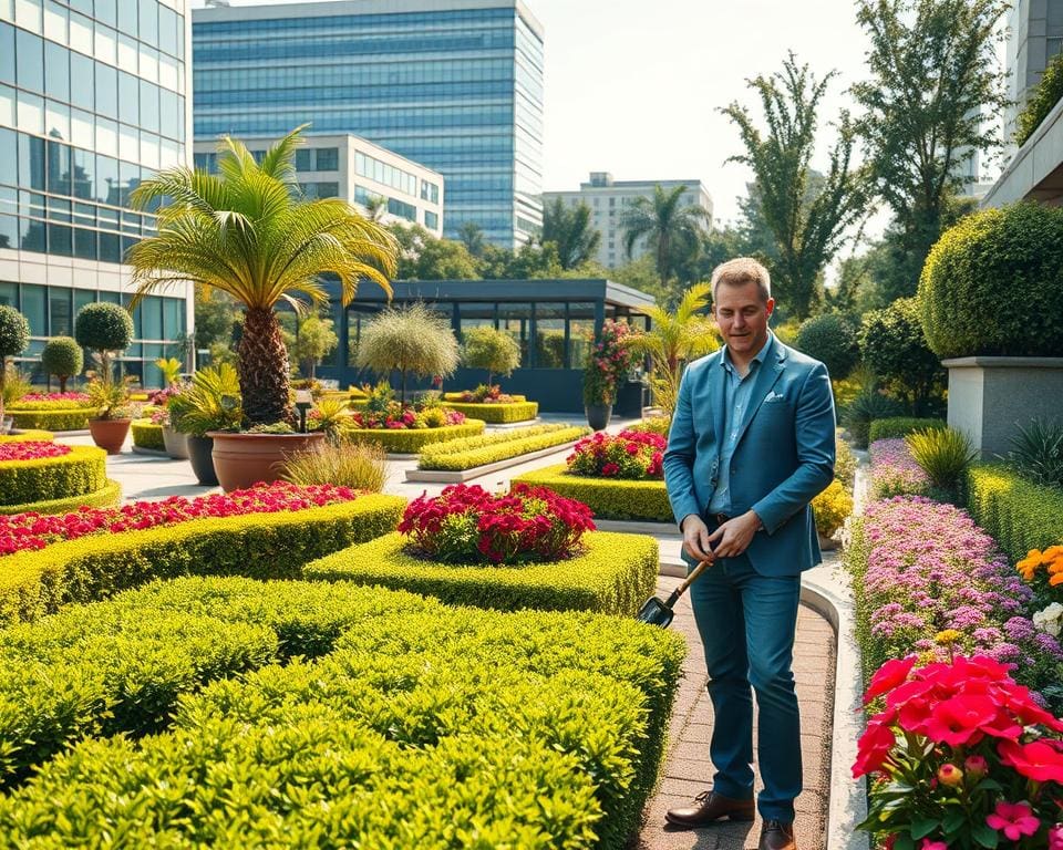 Wat maakt een hovenier onmisbaar voor bedrijfstuinen?