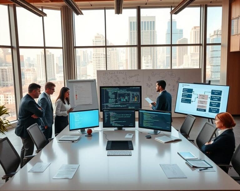 Hoe combineert software ontwerp en productie?