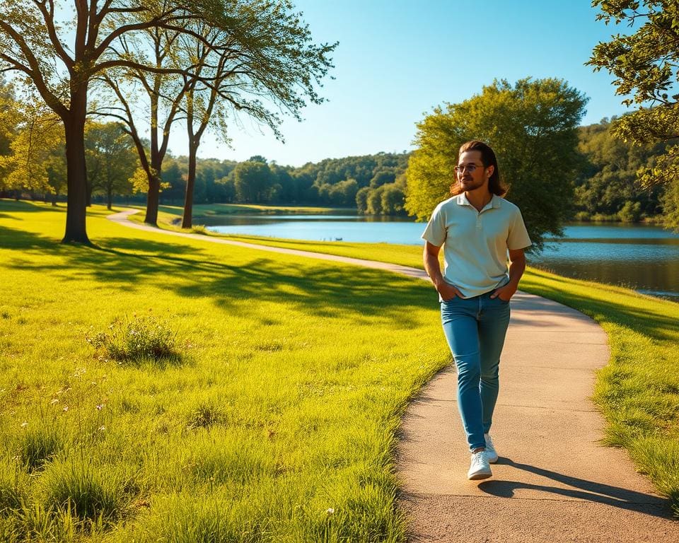 Hoe helpt wandelen bij mentale ontspanning?