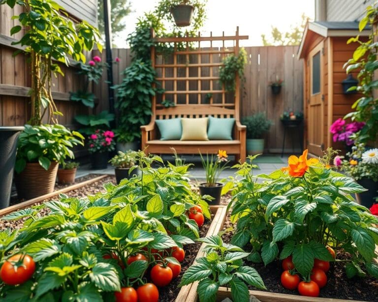 Hoe richt je een kleine tuin praktisch in?
