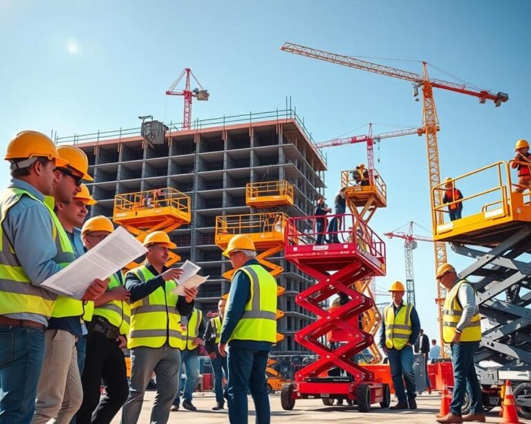 Waarom gebruiken bouwbedrijven mobiele werkplatformen?