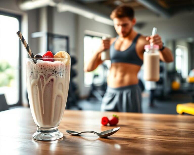 Wat doet eiwitpoeder na een training?