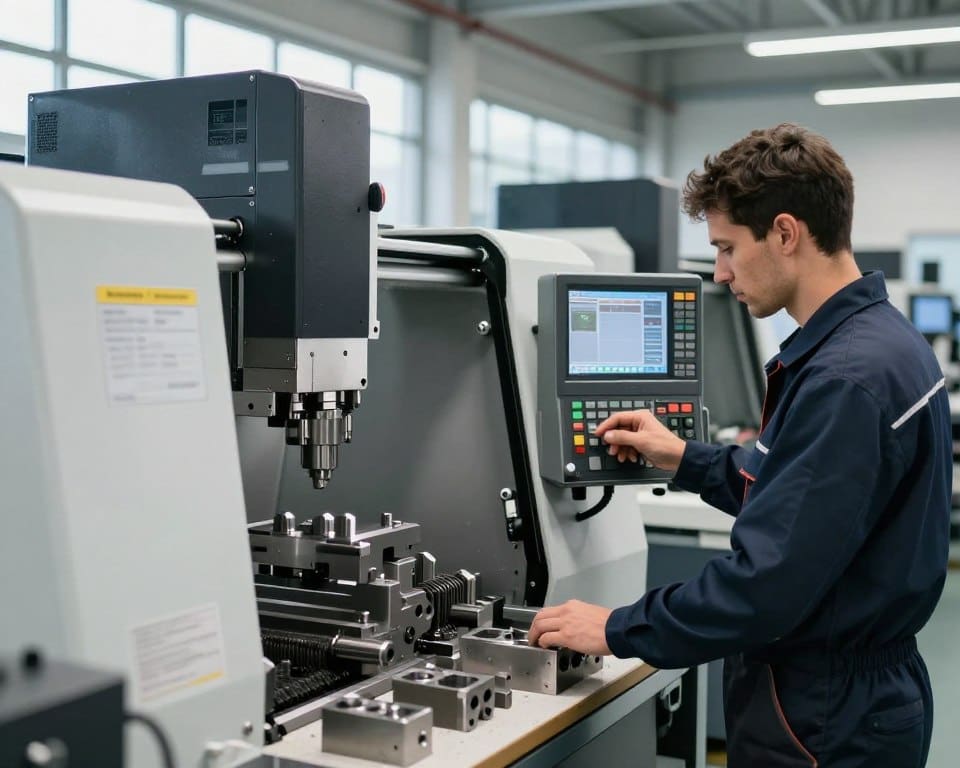 Wat doet een CNC operator in een productiebedrijf?