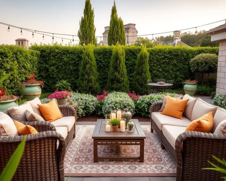 buitenlounge inrichten