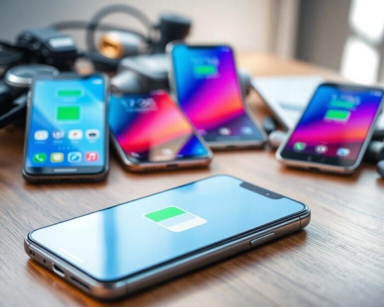 smartphones batterijduur