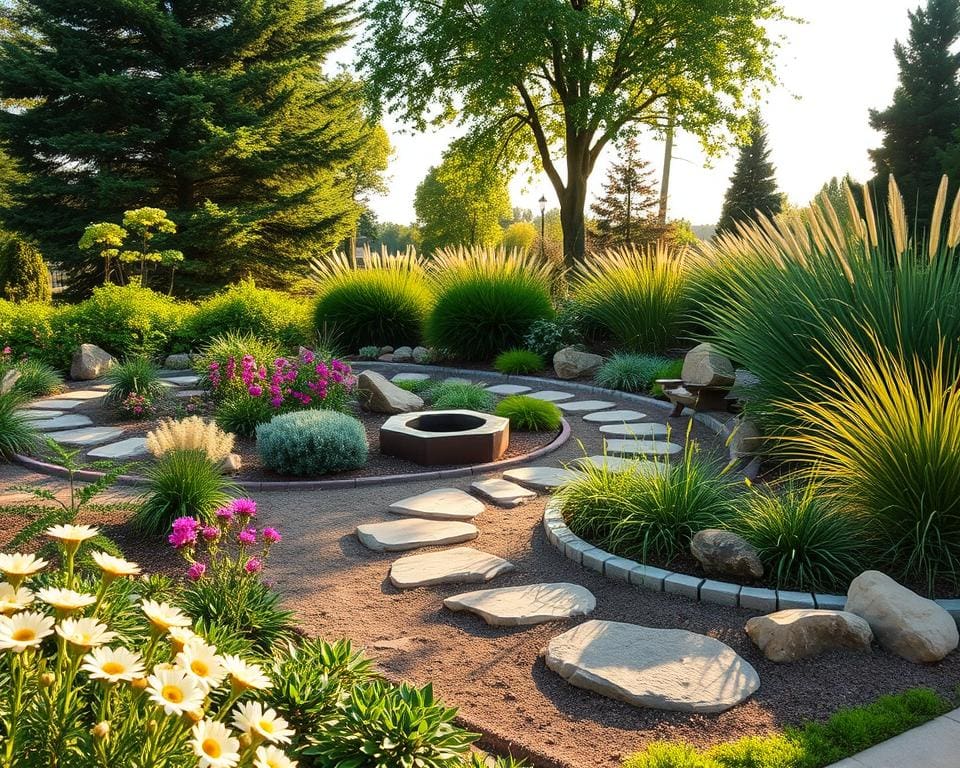 onderhoudsvriendelijke tuin