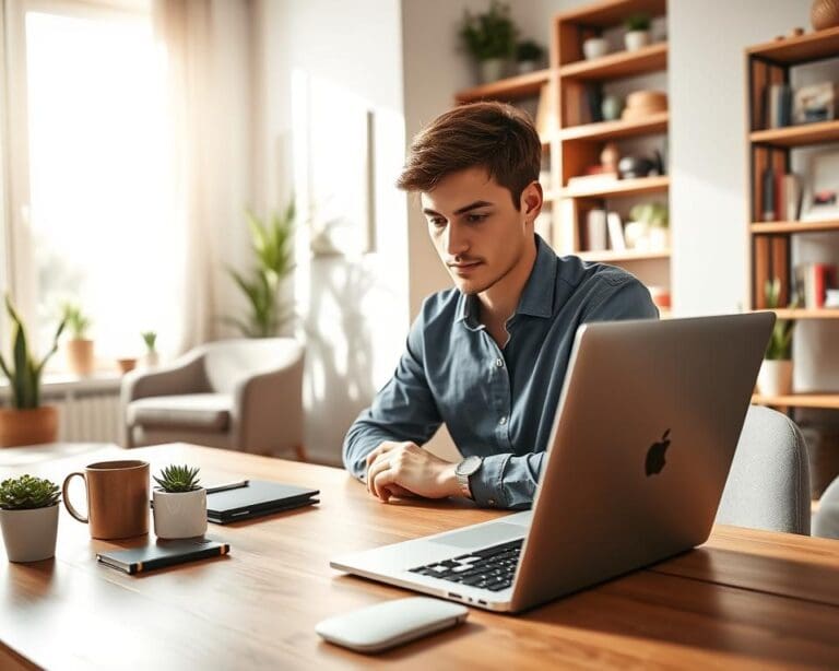 laptop thuiswerken