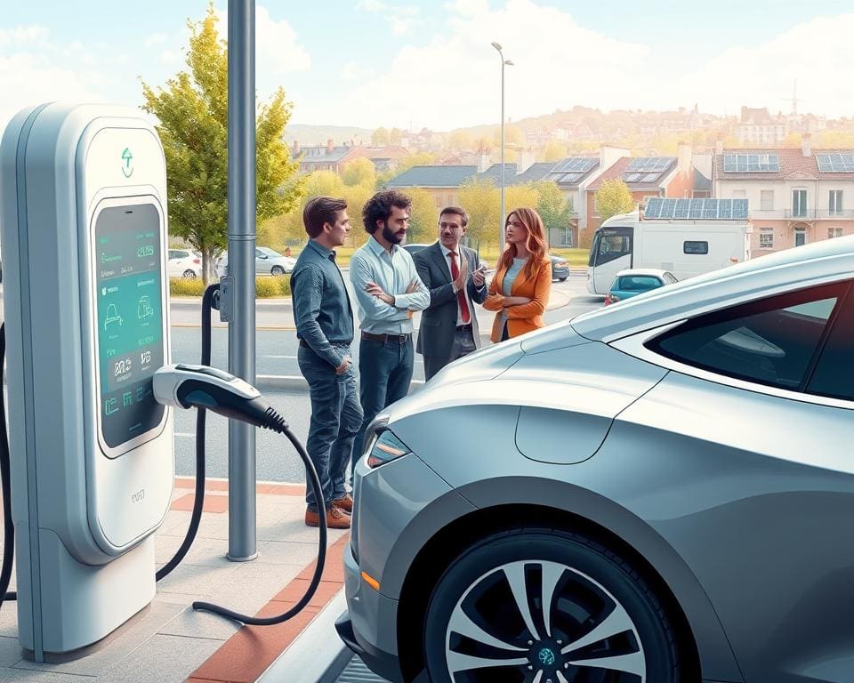 snelladen elektrische auto